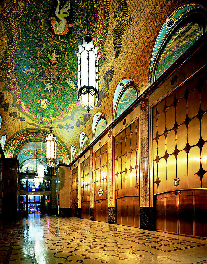 Interior Of The Fisher Building Detroit Michigan