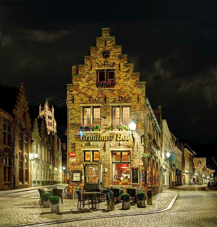 A Bar In A Typical House Of Bruges
