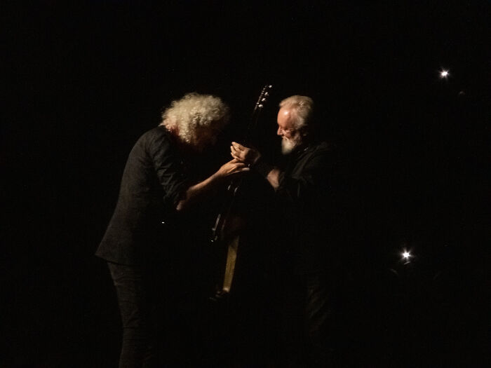 Brian May And Roger Taylor Imitating Caravaggio