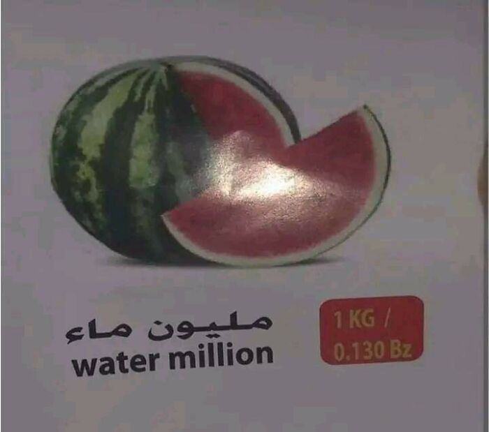 Guy Writes "Water Million" Then Translates It To Arabic