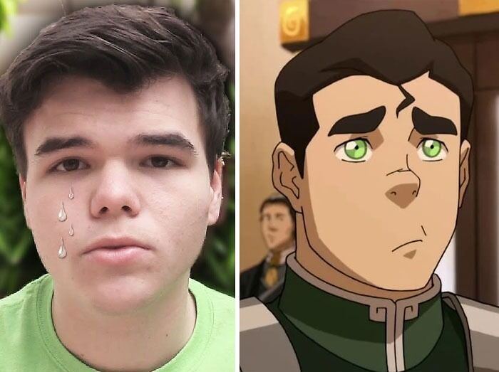 Bolin From The Legend Of Korra and similar looking Youtuber Jelly 