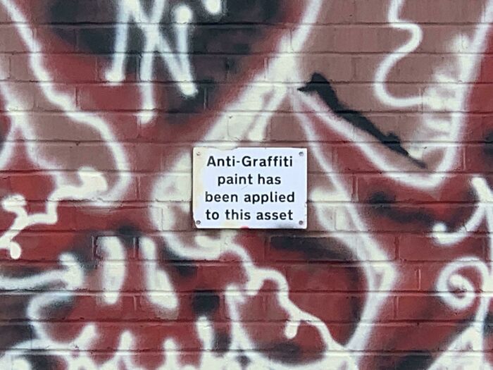 ‘Anti-Graffiti’, Huh? (Waterloo Bridge)