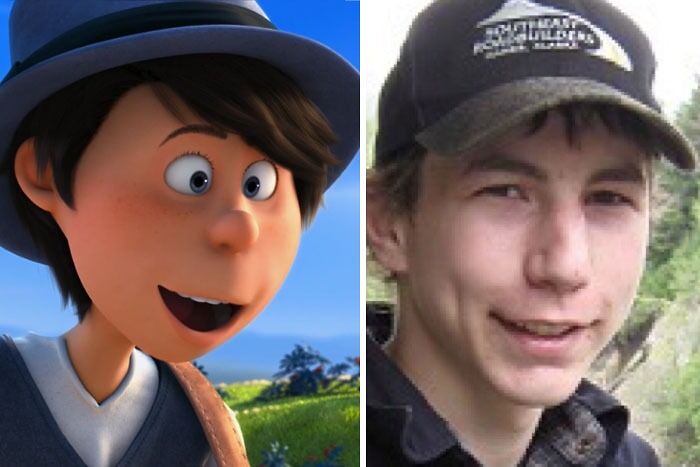 Once-Ler From The Lorax and a similar looking picture of a young Parker Schnabel 