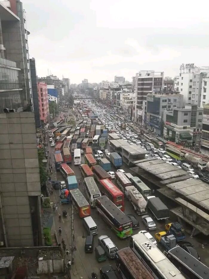 Rush Hour In Dhaka, Bangladesh