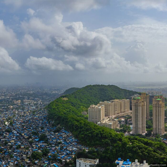 Powai Hills Separating Rural And Urban Mumbai