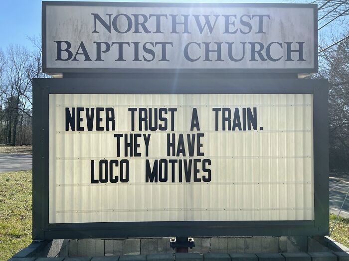 Never Trust A Train