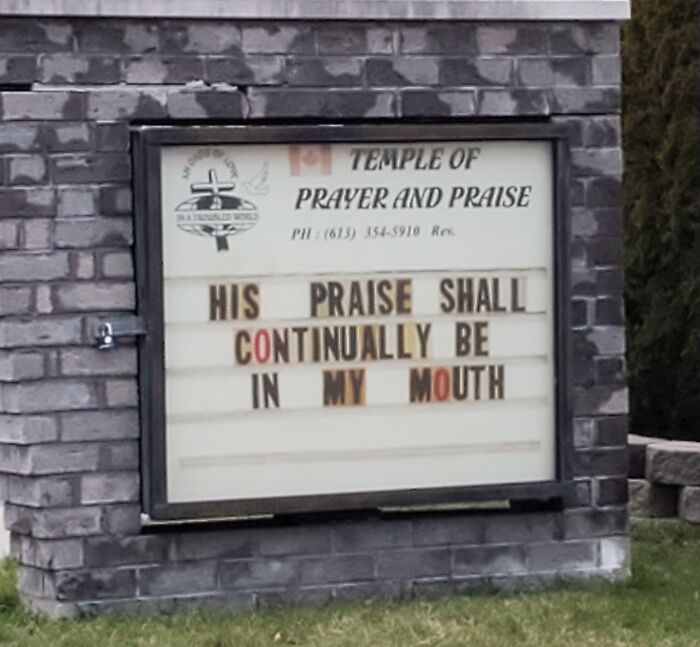 This Church Sign That Probably Could Have Been Worded Differently
