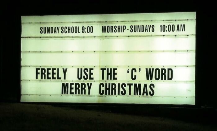 This Church That Should Have Thought About Allll The "C" Words Before Making This Claim