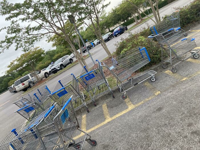 I Collect Carts At Walmart. Please Stop Being Lazy And Return Your Cart To Where It Belongs