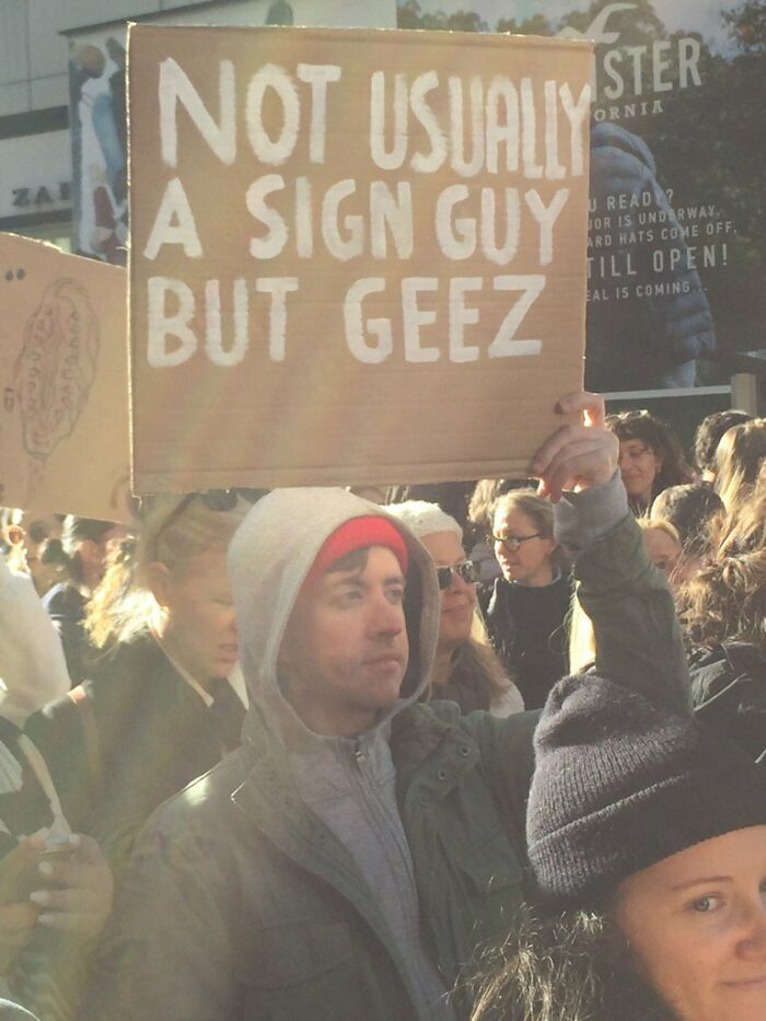 My Favorite Protest Sign So Far