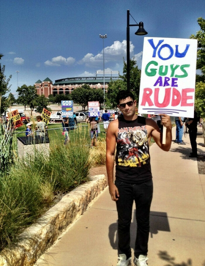 My Favorite Anti-Westboro Baptist Church Protest Sign