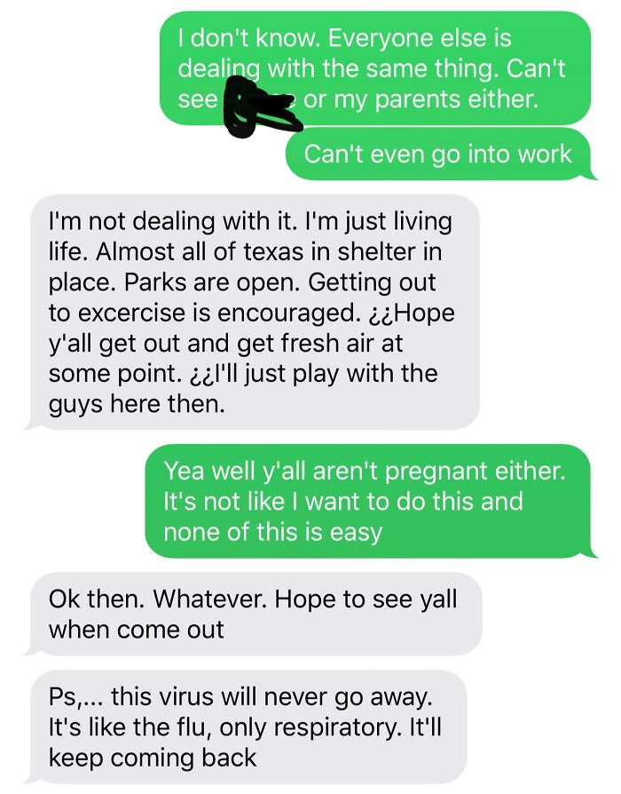 My Father-In-Law's Response To Me And My Pregnant Fiancée Decisions To Not See Them Due To Corona