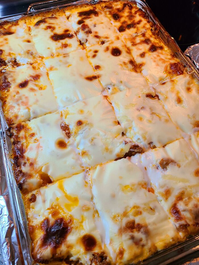 I Made Some Lasagna For The Very First Time! Took Me Forever Lol