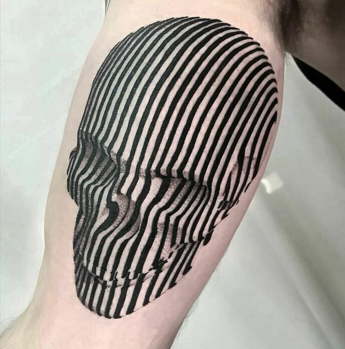 Skull Tattoo By Ners Ofk