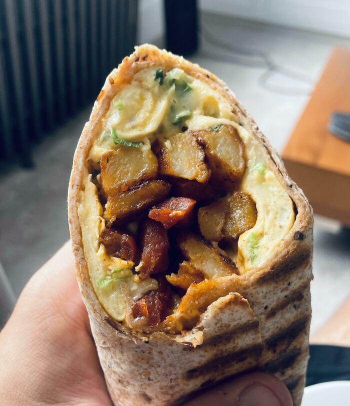 Homemade Breakfast Burrito