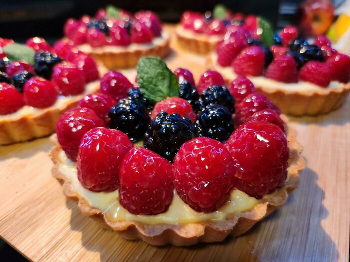French Berry Tartlets I Made For My Fiancé