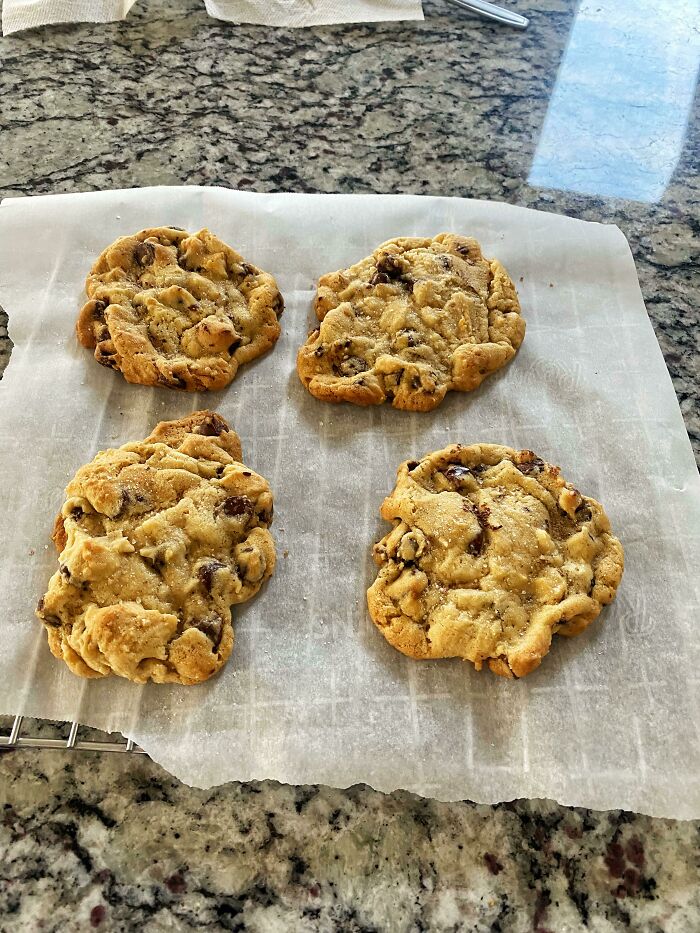 Chocolate Chip Cookies I Made For Breakfast