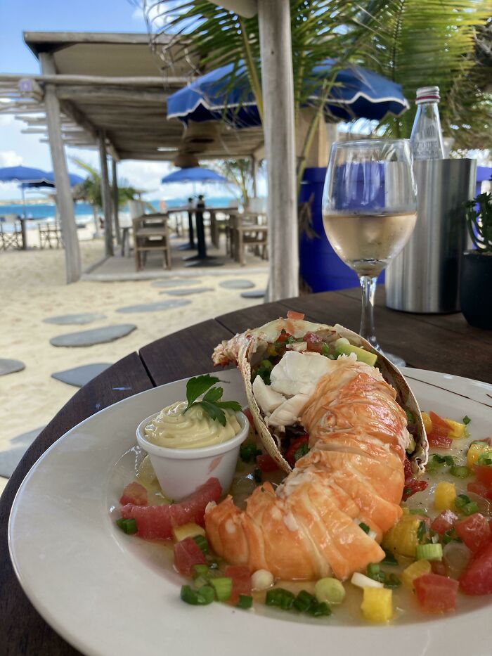 It’s Been 7 Months, And I Still Dream About This Meal In Saint Martin. Lobster And Citrus Salad