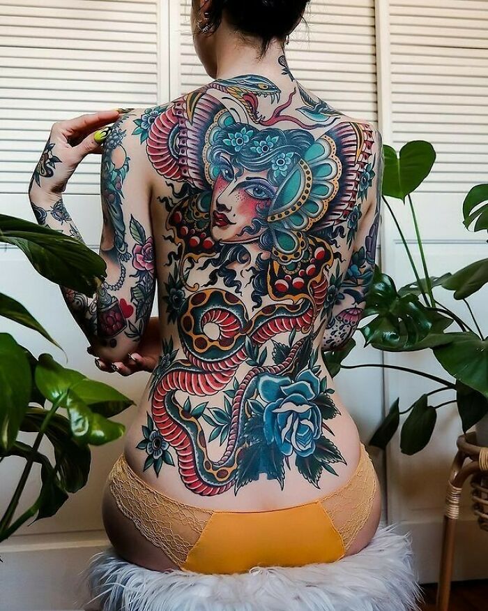 Back Tattoo Art By © Mattxcannon