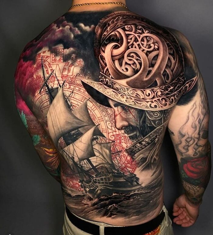 Back Tattoo By Noelin Wheeler