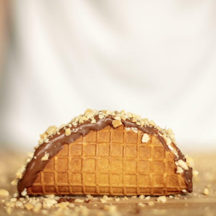 Decided To Make A Choco Taco From Scratch And It Turned Out Great !