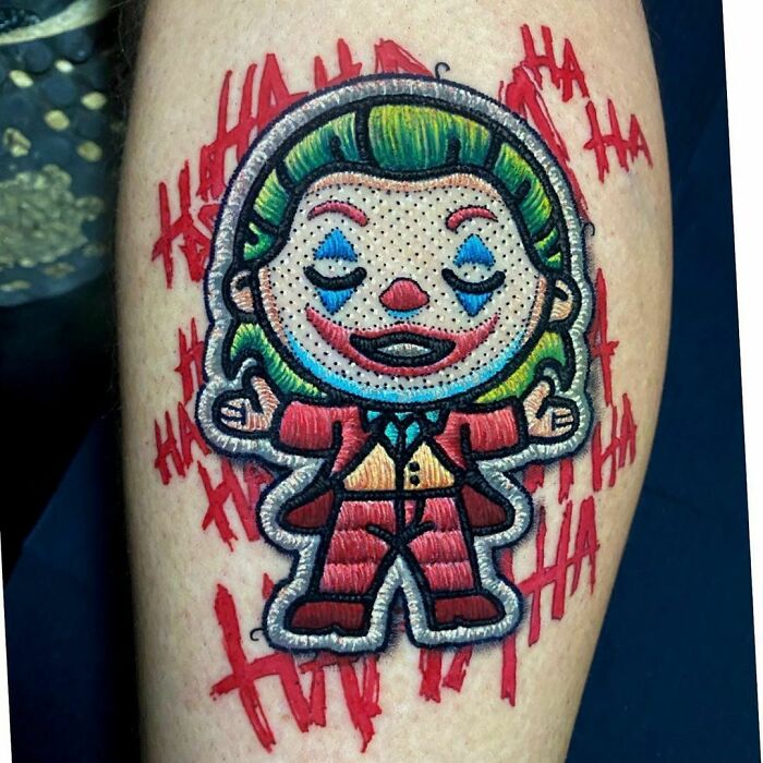 Joker Tattoo By © Duda Lozano