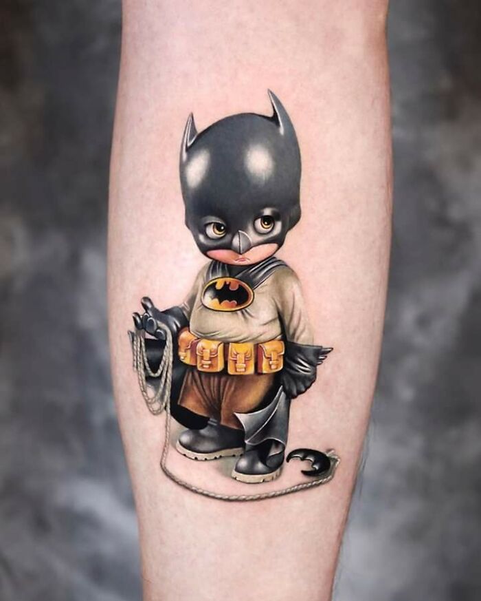 Batman Tattoo By Tattoist Yeono