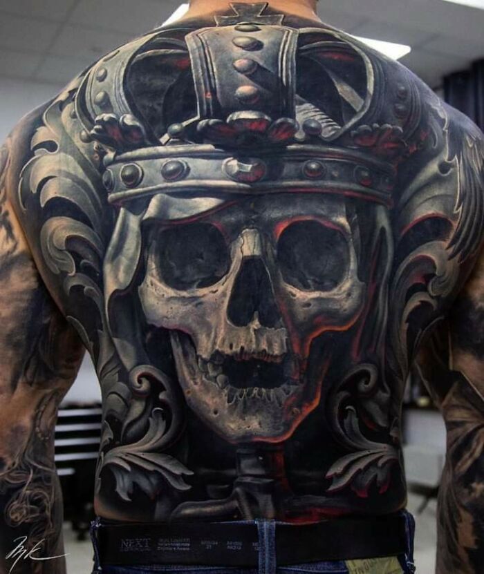 Back Tattoo By © Mihail Kogut