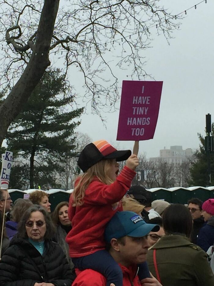 Spotted At The Women's March In Philly