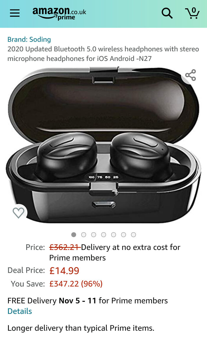Putting A Ridiculous Markup On Your Cheap Headphones To Bring Them To The Top Of Early Black Friday Deals On Amazon