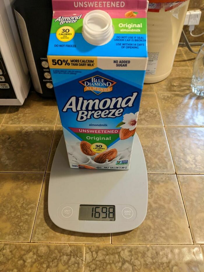 Almond Breeze Shorting The Weight. I Reported It To My Weight And Measures Agency