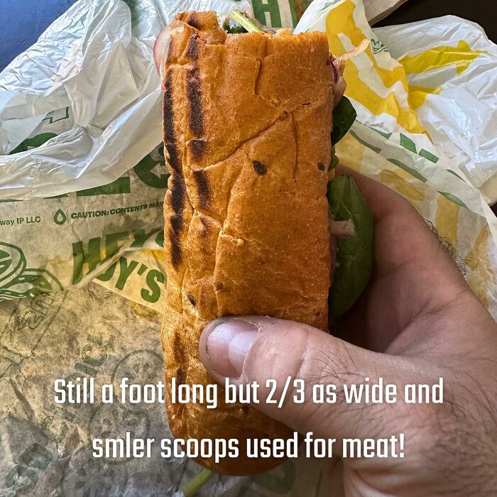 Subway Eat Less Instead Of Fresh