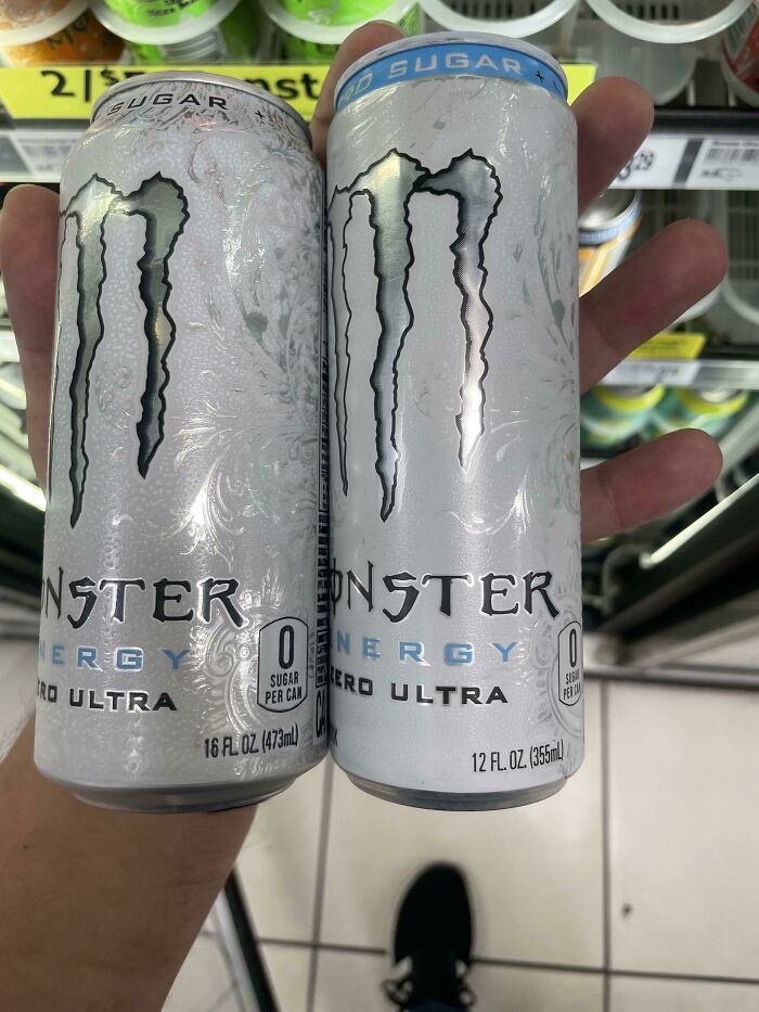 Not Monster Too!! Same Price, Different Can, Went From 16 Oz To 12 Oz