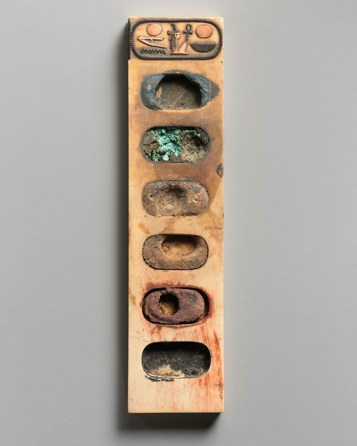 3400 Year Old Painter's Palette From Ancient Egypt, Amenhotep III Era