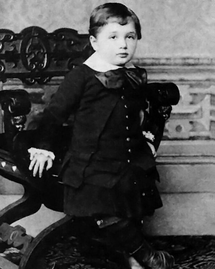 Einstein At The Age Of Three In 1882