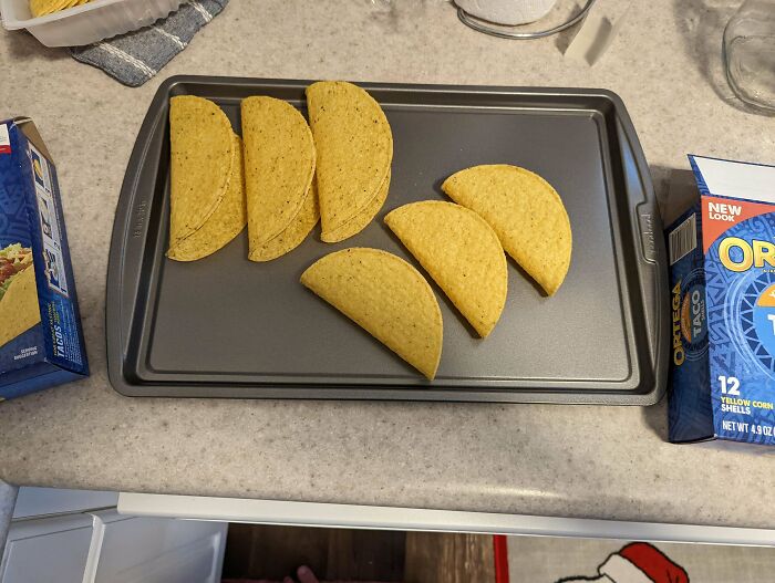 A 12ct Box Of Ortega Taco Shells Are Now Almost An Ounce Lighter (About The Weight Of Two Shells) For The Same Price (I Paid $2.29). The New Shells Are Laughably Smaller. And Now A Single Serving Is 3 Shells Instead Of 2. Just Sell Me A 10ct Instead. They're Not Far Off From The Mini-Size Now