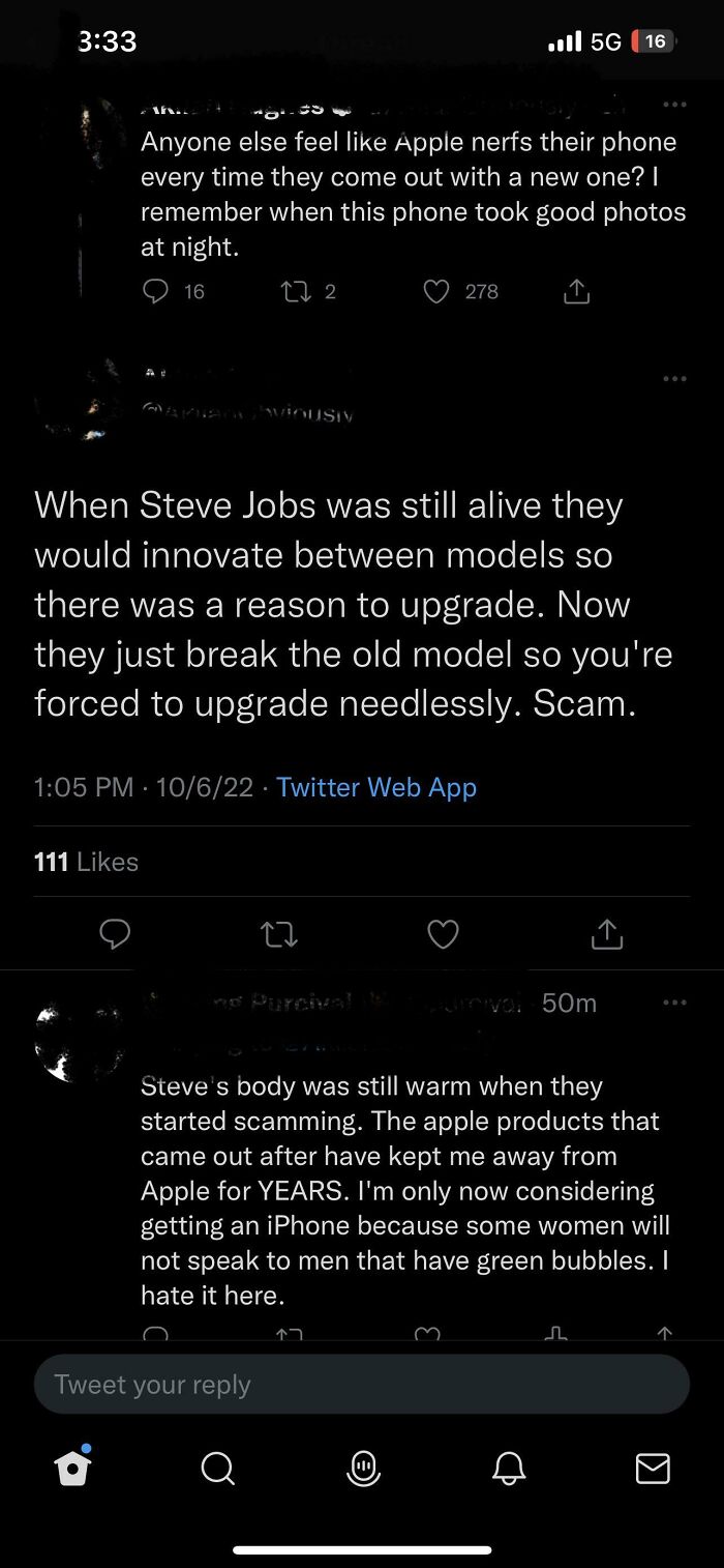 That’s Gotta Be The Problem, The Color Of The Bubbles…