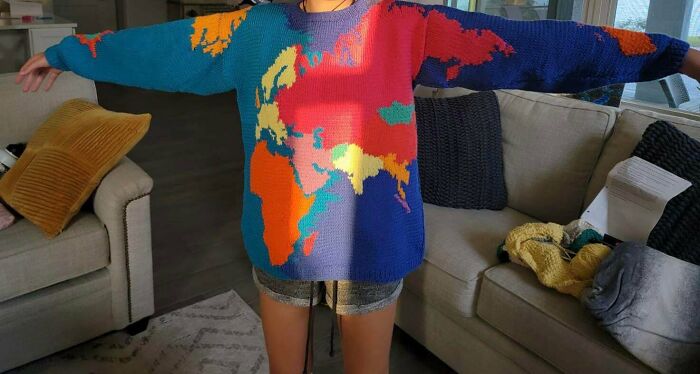 Map Sweater Finally Complete!
