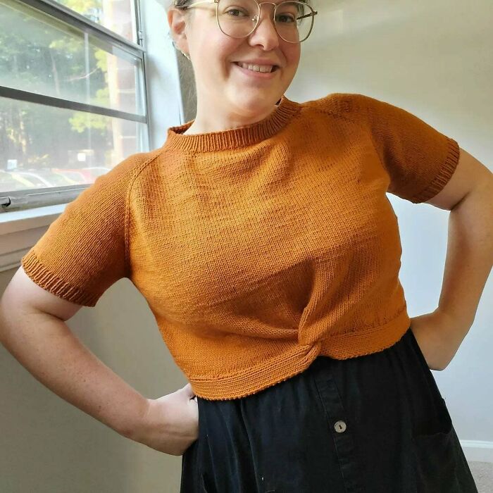 Made A Pumpkin-Colored Tee For The Autumn Right Around The Corner