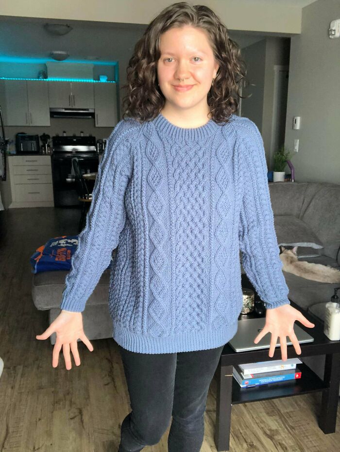 Finally Finished My Honeycomb Aran!! This Is The Best Thing I’ve Ever Made And I’m Going To Be Absolutely Insufferable About It