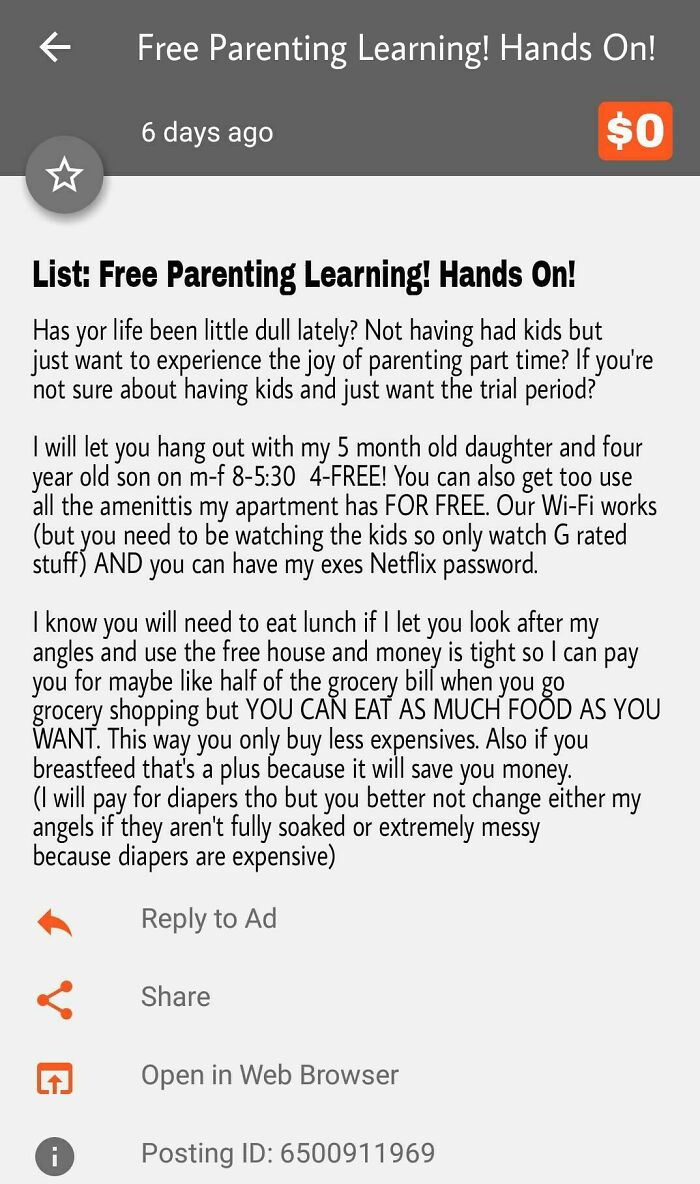 Nanny For Free