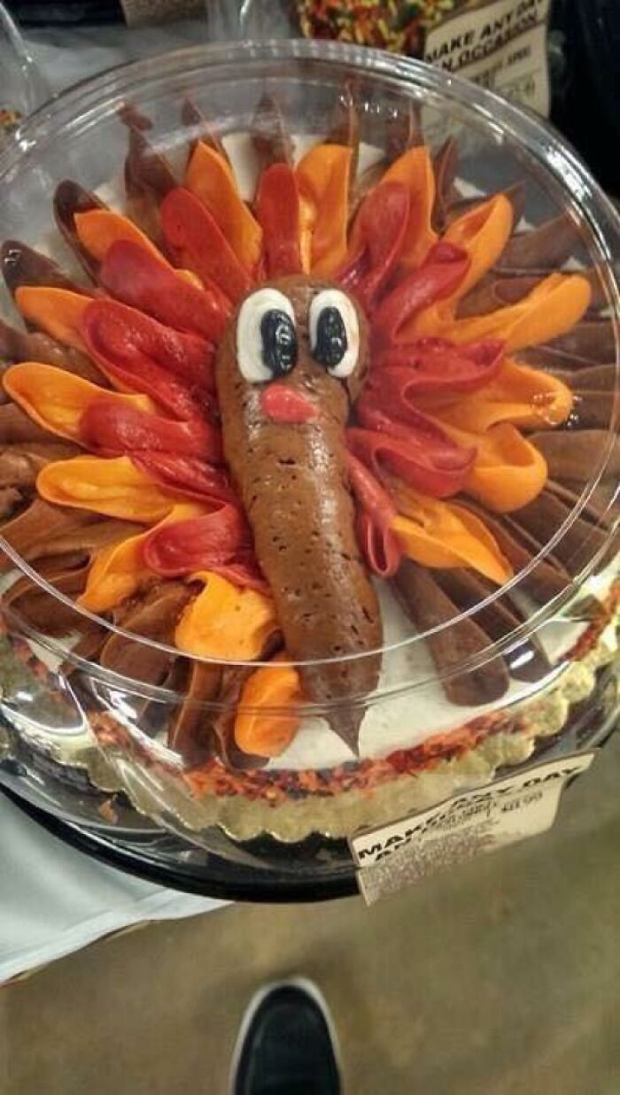 Deliciously S***ty Thanksgiving Cake