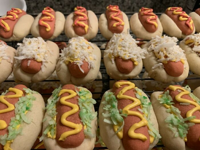 We Have A Running Joke With My Friends That I Only Cook Hotdogs. I Hope They Enjoy Thier Christmas Cookies!