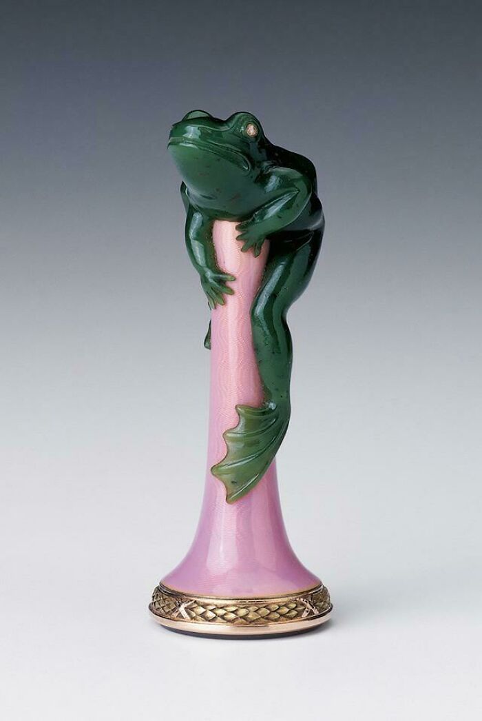 Frog Desk Seal, Fabergé, 1903-17