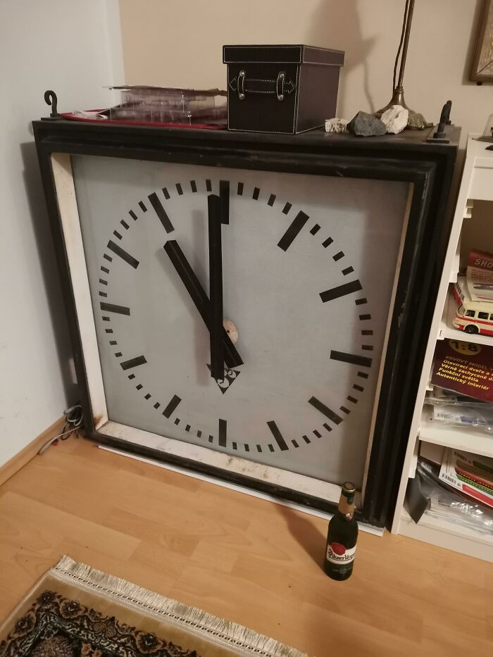 Old Train Station Clock (Beer For Reference)