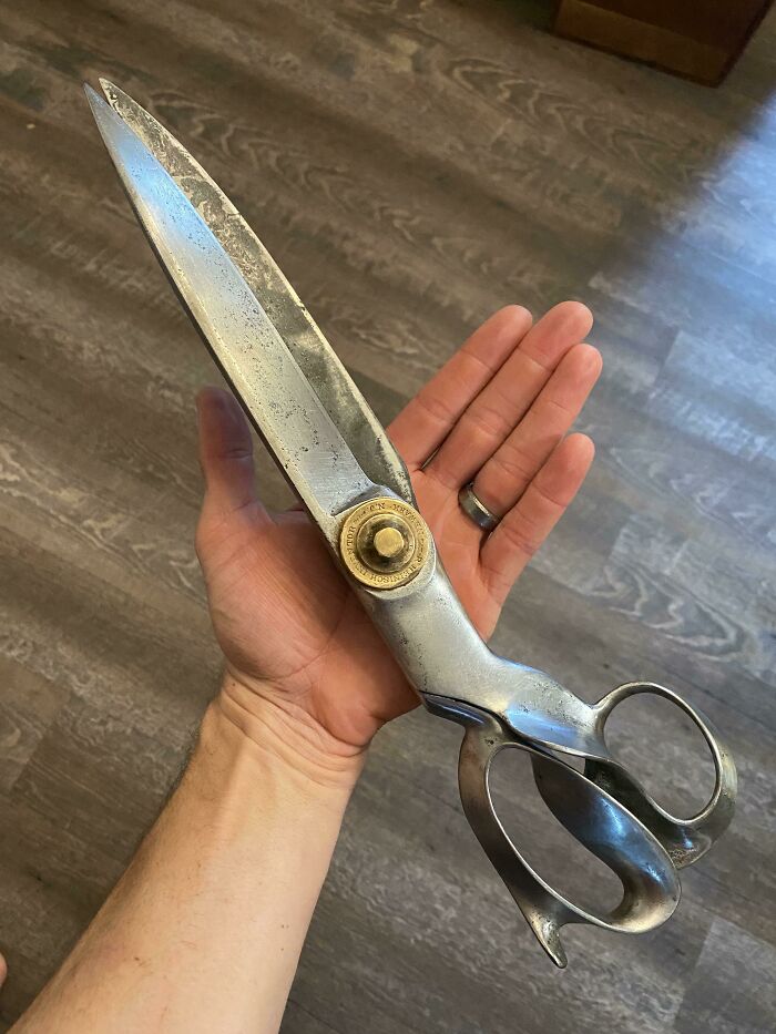 1859 Heinisch Tailor’s Shears. 15” In Length