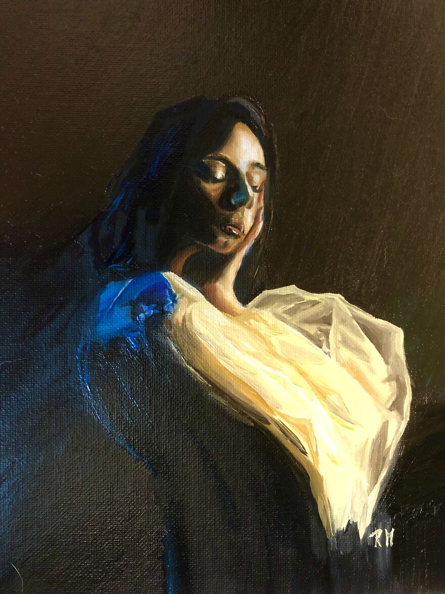 Oil Painting That Took 4.5 Hours (Age 14)