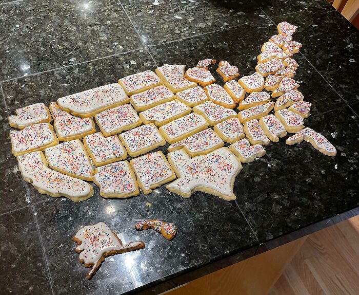 The United States Of Christmas Cookies