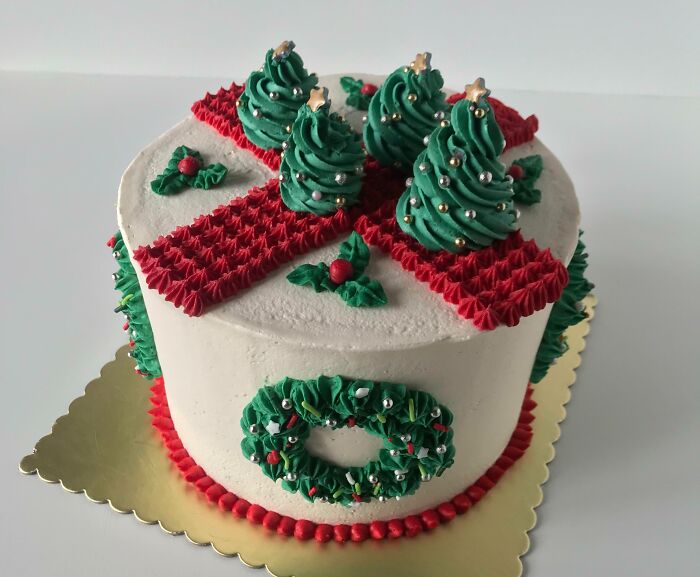 Christmas Themed Cake