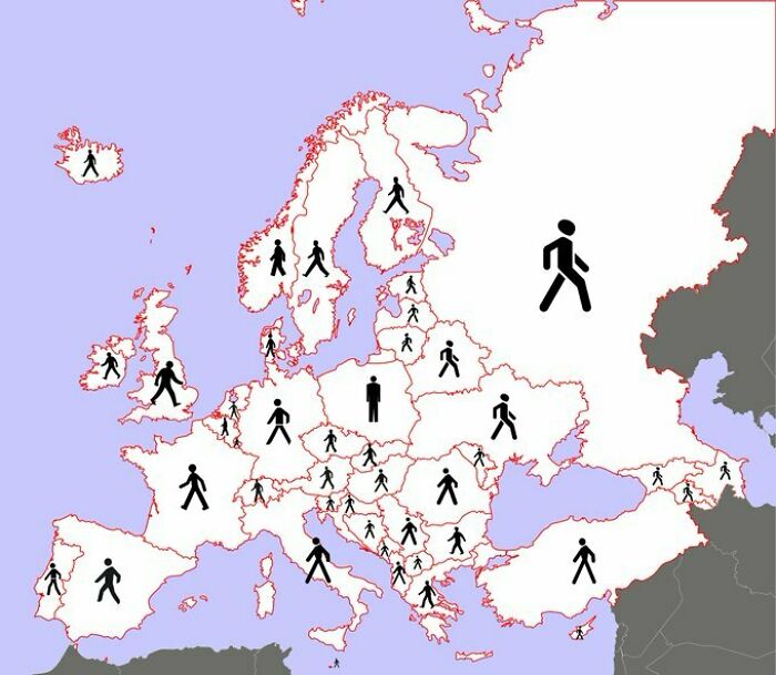 Cómo se ven los peatones en Europa